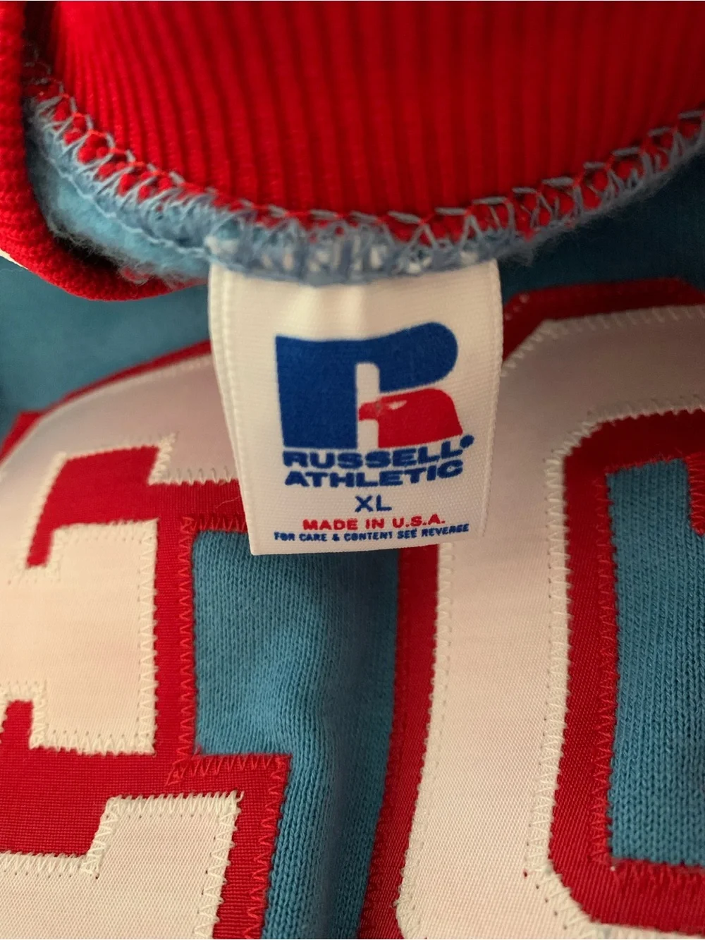 80’s Russel Athletic USA Made TECH V Neck Sweatshirt